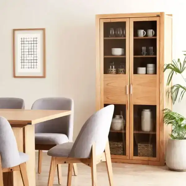 Estante vitrina madera Nórdica Paraíso Jade - Imagen 2