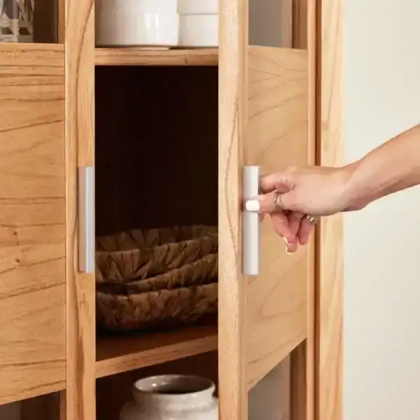 Estante vitrina madera Nórdica Paraíso Jade - Imagen 4