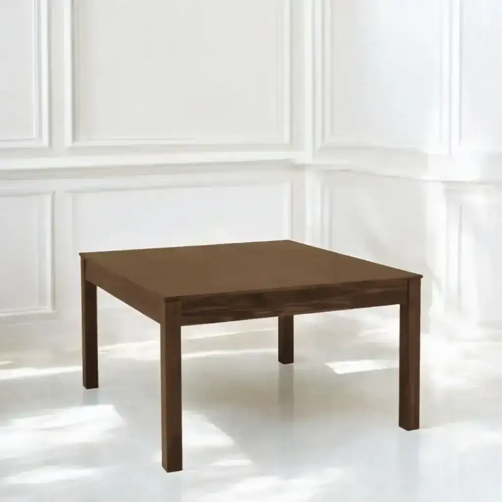 Mesa comedor cuadrada madera Pino Mir - SILVINA C