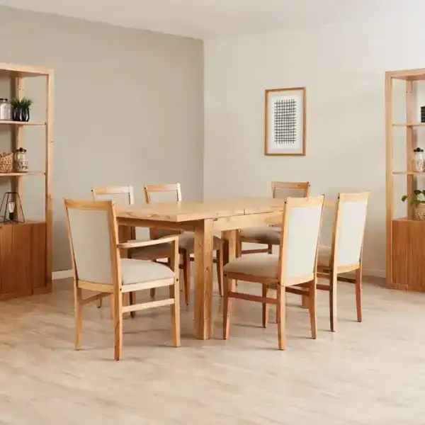 Silla tapizada comedor madera Paraíso Lucia - SILVINA C 1