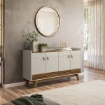 Bahiut vajillero Moderno Melamina varillado 1,60 Buzio