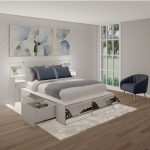 Cama 1 plaza y media cajones funcional 1,40 pro Ada