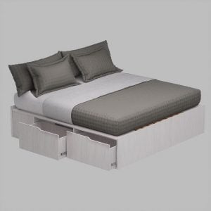 Cama box dos plazas cajones funcional extensible Dot - SILVINA C (15)