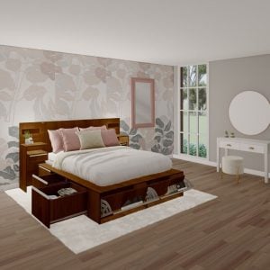 Cama dos plazas King cajones funcional pro Ada - SILVINA C 12 (24)