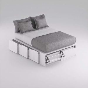 Cama dos plazas cajones funcional 1,60 Icon - SILVINA C (22)