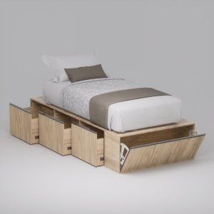 Cama una plaza cajones funcional pro Ada 12 (14)
