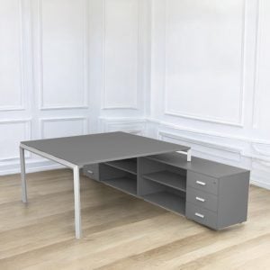 Escritorio Moderno oficina melamina Florence - SILVINA C 11