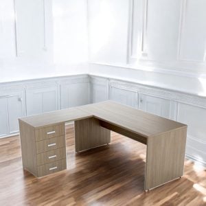 Escritorio esquinero L Moderno cajones Gina - SILVINA C 11