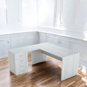 Escritorio esquinero L Moderno cajones Gina - SILVINA C 12