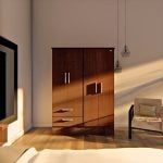 Placard Melamina 4 puertas Moderno 1,20 Joe