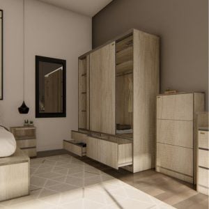 Placard puertas corredizas Melamina zapatero 2,20 Lens - SILVINA C (8)