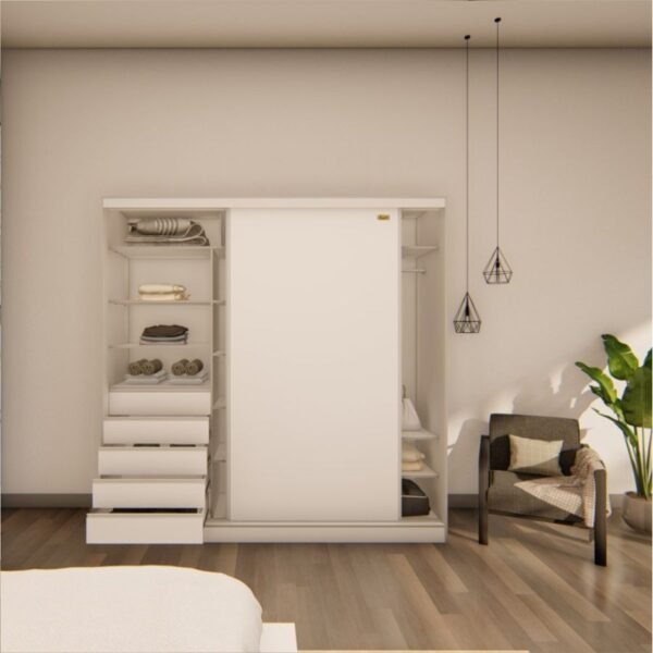 Placard puertas corredizas Moderno 5 cajones 1,80 Hak - SILVINA C (10)