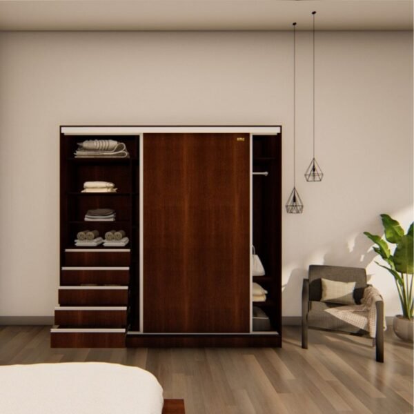 Placard puertas corredizas Moderno 5 cajones 1,80 Hak - SILVINA C (5)