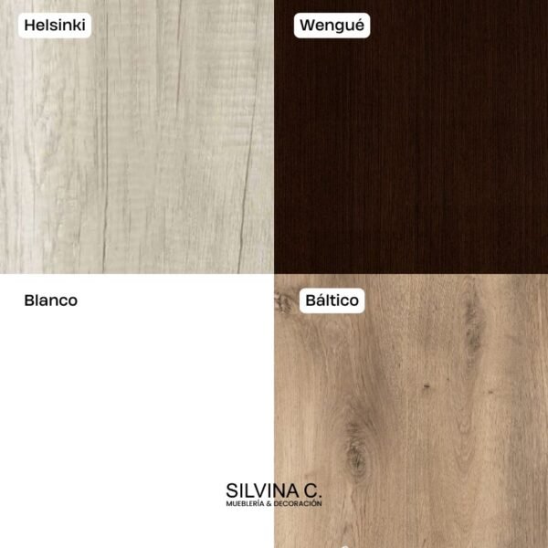 Placard puertas corredizas Moderno 5 cajones 1,80 Hak - SILVINA C (6)