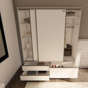 Placard ropero puertas corredizas zapatero 1,40 Lens - SILVINA C (3)