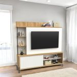 Rack TV varillado modular Melamina Nórdico 1,80 Mole