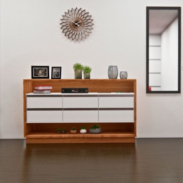 Rack Tv Moderno Melamina cajones Hans - SILVINA C (1)