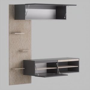 Rack tv flotante living Melamina Fila - SILVINA C (6)