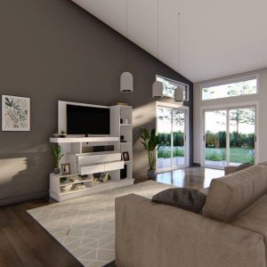 Rack tv living Moderno Melamina Reg - SILVINA C (4)