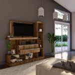 Rack TV living Moderno Melamina Reg