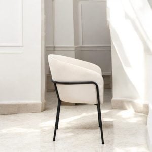 Sillón apoyabrazos puntera tapizado Moderno Carra - SILVINA C (3)