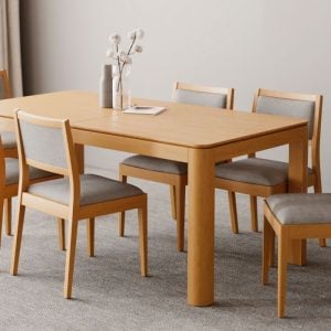 Mesa comedor Moderna madera Grandis Nacar - SILVINA C (2)
