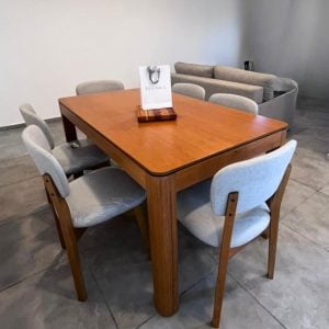 Mesa comedor extensible madera Grandis Nacar - SILVINA C (2)