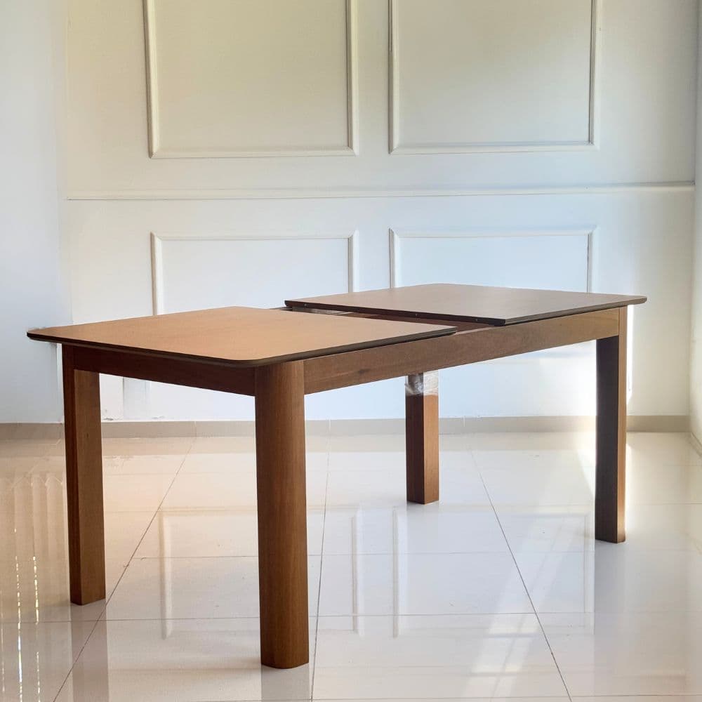 Mesa comedor extensible madera Grandis Nacar - SILVINA C (3) Mesa comedor extensible madera Grandis Nacar - SILVINA C (3)