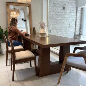 Mesa comedor madera Grandis Moderna Brook - SILVINA C 121