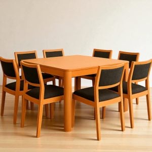 Mesa cuadrada comedor madera Grandis 1,35 Nacar - SILVINA C 133
