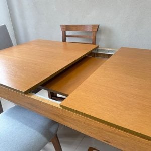 Mesa extensible madera grandis Nacar - SILVINA C