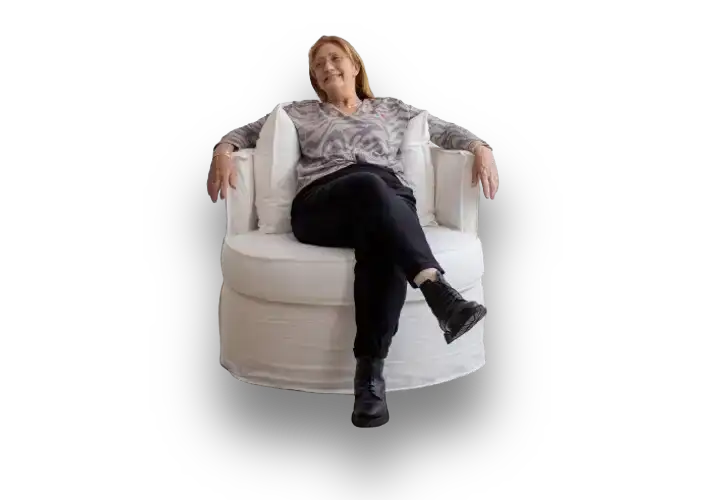 Sillón para living - Silvina C. Mueblería y Decoración