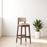 Banqueta alta desayunador madera Mou