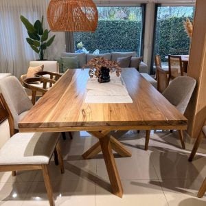 Mesa comedor madera Petiribí macizo Mardel - SILVINA C 5375 (1)