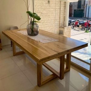 Mesa comedor madera Petiribí macizo Nápoles - SILVINA C 362 (1)