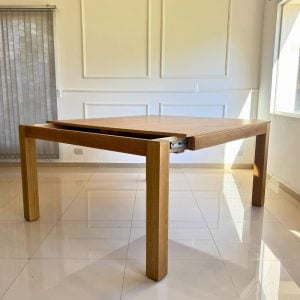 Mesa cuadrada extensible comedor madera Natal - SILVINA C (2)