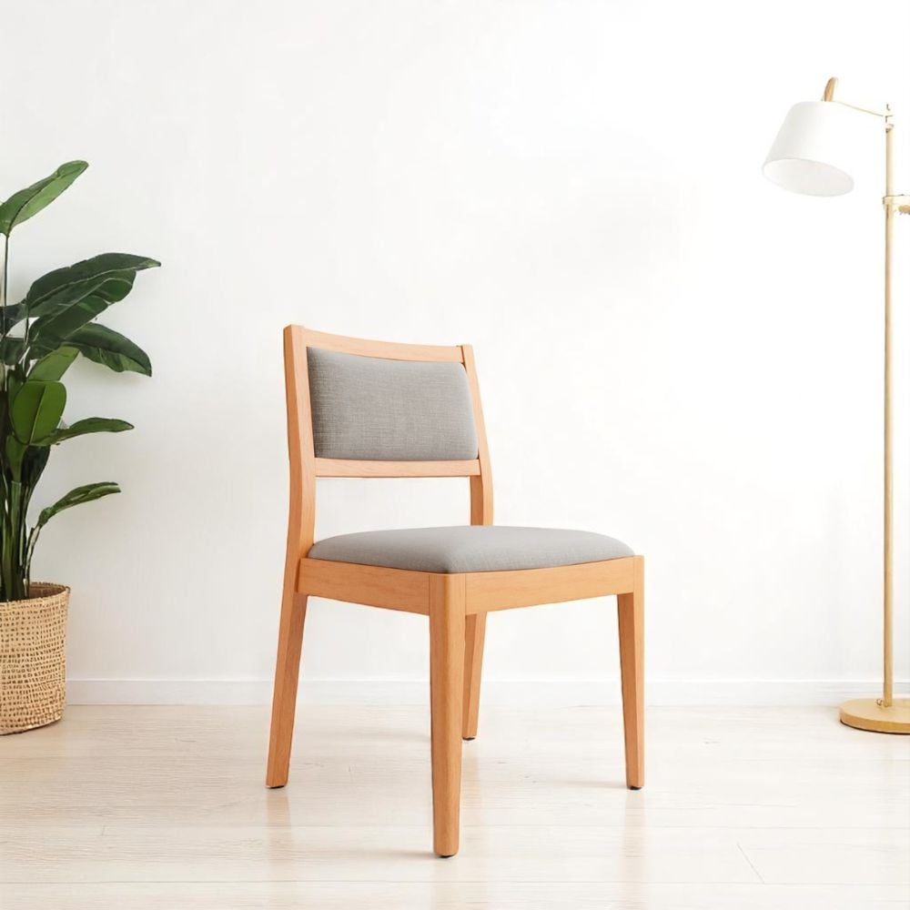 Silla comedor madera tapizada Nórdica Mou - SILVINA C (1)