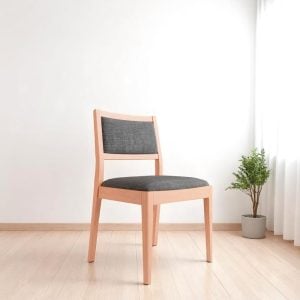 Silla comedor madera tapizada Nórdica Mou - SILVINA C (3)