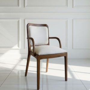 Silla puntera cabecera apoyabrazos madera Lulú - SILVINA C 111