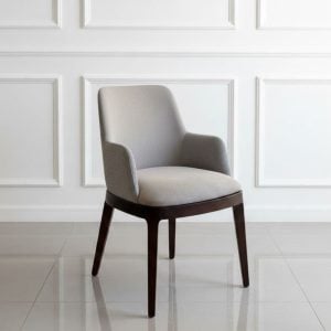 Sillón cabecera apoyabrazos madera Moderna Emily - silvina c 111