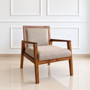 Sillón individual Rústico living madera Michelin - SILVINA C 123