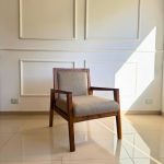 Sillón individual Rústico living madera Michelin