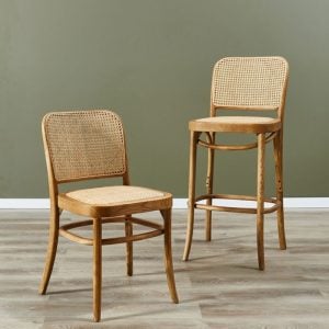 Banqueta alta barra madera esterilla Trelew - SILVINA C (5)