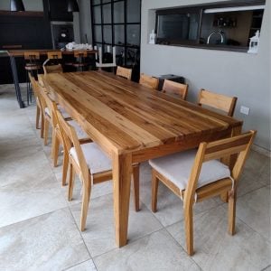 Mesa comedor madera maciza Rústica Indonesia - SILVINA C 12