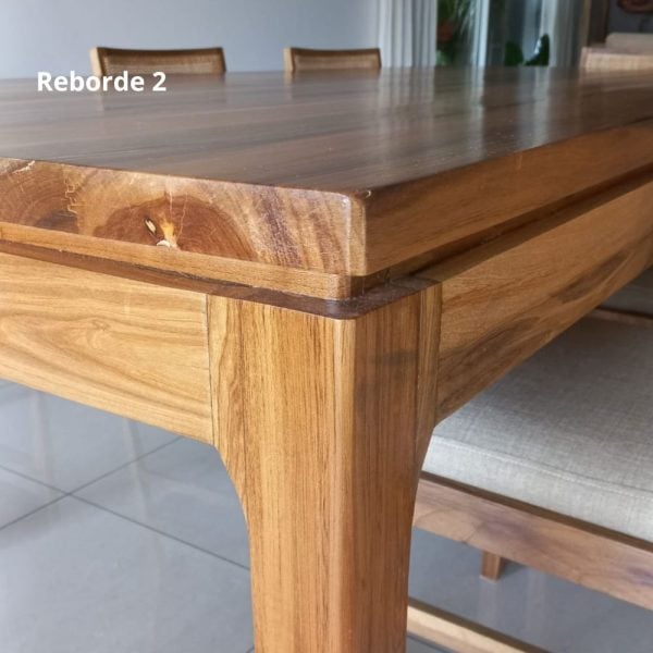 Mesa comedor madera maciza Rústica Indonesia - SILVINA C 21