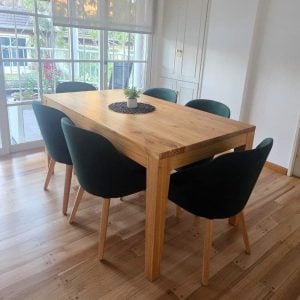 Mesa comedor madera maciza Rústica Indonesia - SILVINA C 313 (1)