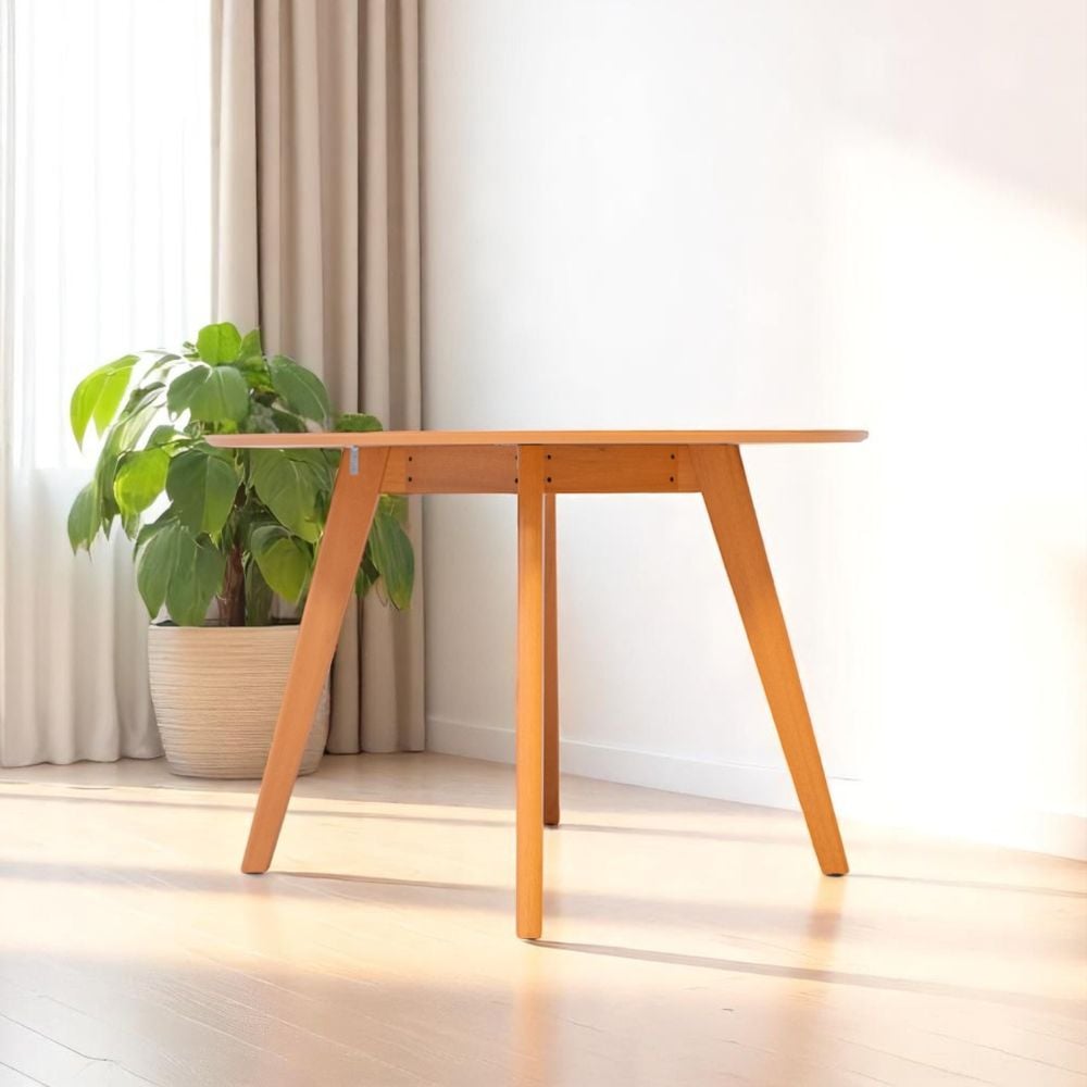 Mesa redonda comedor madera Grandis Maca - SILVINA C 43