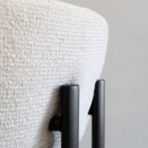 Silla comedor diseño Moderno apoyabrazos Marly Black - SILVINA C (2)