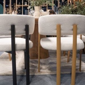 Silla comedor diseño Moderno apoyabrazos Marly Black - SILVINA C (6)