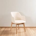 Sillón cabecera apoyabrazos madera tapizado Sami